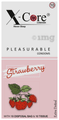 X-Core Extra Dotted Pleasurable Condom with 10 Disposable Bag & 10 Tissue Strawberry thumbnail