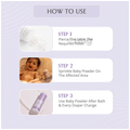 Areoveda Baby Dusting Powder With Zinc Oxide & Corn Starch | Suitable For Newborns & Babies Powder for All Skin Types thumbnail