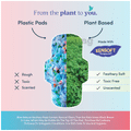 Bliss Combo Pack of Natural Plant Based Sanitary Pads XL & XXL (34 Each) thumbnail