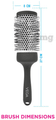 Vega H2 PRL Hot Curl Brush for Hair Styling, Drying, Healthy Hair thumbnail