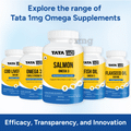 Tata 1mg Salmon Omega 3 Fish Oil 1000mg | High absorption supplement | Helps manage cholesterol thumbnail