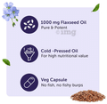 Neuherbs Omega Flaxseed Oil 1000mg Capsule thumbnail