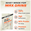 Fuel One Whey Iso-Max Whey Protein Isolate Powder Unflavored with 500ml Shaker thumbnail