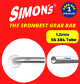 Simon's Stainless Steel 304 Heavy Duty Grab Bar for Bathroom 24 Inch thumbnail