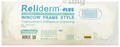 Techeal Reliderm Plus Window Frame Style Transparent Adhesive Dressing 10cm x 25cm thumbnail