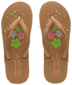 Ortho + Rest Women's Cool Extra Soft and Comfortable Orthopedic Flip Flops for Home Daily Use Tan 7 thumbnail