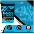 MuscleXP Pack Pro Mass Gainer (1kg Each) Chocolate Fudge thumbnail