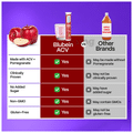 Blubein Apple Cider Vinegar Effervescent Tablets with Pomegranate Extract (15 Each) Sugar Free thumbnail
