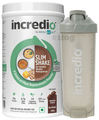 Incredio Slim Shake for Weight Management | Meal Replacement Powder with Shaker (480gm Each) Chocolate thumbnail