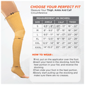 Vissco Anti Embolism Stocking, Thigh Length (Above Knee) to Improve Blood Circulation Large Beige thumbnail