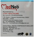 Medneb MN 001 Piston Compressor Nebulizer White thumbnail