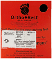 Ortho + Rest M10015 Cool Comfirt for Your Aching Feet Orthopedic Slippers for Men | Anti-Skid Flip Flops with Acupressure Massage Footbed | Extra Soft Red Size 9 thumbnail