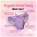 SochGreen Organic Bikini Period Panty Small Lavender Check thumbnail