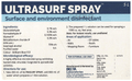 Ultrasurf Spray Surface and Environment Disinfectant thumbnail