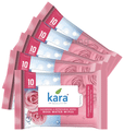 Kara Beauty Refreshing Wipes (10 Each) Rose Water thumbnail