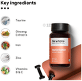 HK Vitals Multivitamin with Multimineral, Amino Acids, Taurine & Ginseng Extract | For Energy, Immunity & Stamina | Tablet thumbnail