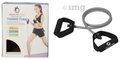 Healthtrek Single Toning Resistance Tube Grey 20 Lbs thumbnail
