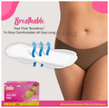 Pinq Polka Hot Pink Premium Ultra Thin Sanitary Pads (6XL & 4XXL Each) thumbnail