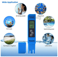 Themisto TDS-40 Digital TDS Meter with Temperature Measurement | 0-9990 ppm, Dual Display, Auto-Lock, Shift & Hold feature Blue thumbnail