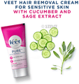 Veet Pure Hair Removal Cream for Women with No Ammonia Smell Normal Skin thumbnail