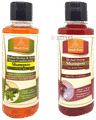 Khadi Pure Combo Pack of Herbal Onion Shampoo & Herbal Heena & Tulsi Extra Conditioning Shampoo SLS Free & Paraben Free (210ml Each) thumbnail