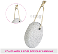 Vega Oval Pumice Stone White thumbnail