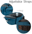 Polka Tots Baby Carrier 6 in 1 with Detachable Hip Seat Adjustable Soft Kangaroo Waistbelt for 3 to 36 Months Peach thumbnail
