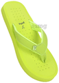 Yoho Lifestyle Ortho Soft comfortable and stylish flip flop Slipper for women Archflex Size 6 Lime Green thumbnail