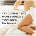 Chuchumama Taped Style Baby Diaper XXL thumbnail