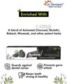 Dr. Morepen Active Smile Charcoal Teeth Whitening Toothpaste Mint Bamboo Toothbrush Inside thumbnail