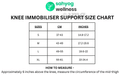 Sahyog Wellness 19'' Long Knee Immobiliser Brace Support Small thumbnail
