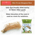 Darshini Khusgrass Root / Vetiver Root / Khus Root / Vetiveria Zizanioides Powder thumbnail