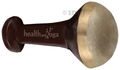 HealthAndYoga FootEase Bronze Kansa Vatki with Wooden Handle thumbnail