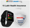 GOQii Smart Vital Lite + Activity Tracker 12 Months Health Protect + Health Coaching & Insurance thumbnail