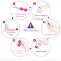 Healthcave Medgram Double Kegel Ball Pelvic Muscle Exerciser and Toner Pink thumbnail