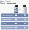 Miduty Krill Omega Complex Softgels Omega 3 - EPA & DHA Heart & Brain Health | Astaxanthin thumbnail