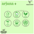 Vedistry Arjuna+ Tablets (60 Each) Buy 2 Get 1 Free thumbnail