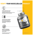 MuscleBlaze MuscleBlaze Biozyme Performance Whey Protein | For Muscle Gain | Improves Protein Absorption | Nutrition Care Powder Kesar Thandai thumbnail