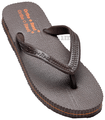 Ortho + Rest Unisex Hawaii Chappal Orthopedic Comfort, Bathroom Rubber Flip-Flops Brown 5 thumbnail
