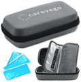 CareVego Insulin Pen Travel Safe Cooler Ice Bag Hard Eva Case with 3 Reusable Ice Pack Grey thumbnail