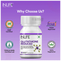 Inlife Glutathione Reduced with Vitamin C, Milk Thistle, Grape Seed Extract, Biotin | Veg Capsules for Skin & Antioxidant Benefits thumbnail