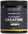 Nutrabay Micronised Creatine Monohydrate Powder Lemon thumbnail