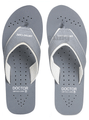 Doctor Extra Soft Orthopaedic Diabetic Pregnancy Comfort Flat Flipflops Slippers For Women 4UK Grey White thumbnail