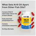 Krill Oil Omega-3 with CoQ10 | 1000mg Krill Oil, EPA, DHA & Astaxanthin | by Tata 1mg thumbnail