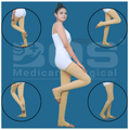 Bos Medicare Surgical Stocking Classic Pair of Stockings | for Thigh Support & Varicose Vein Universal thumbnail