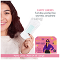PINQ Polka Premium Cotton Feel Panty Liners (25 Each) Large thumbnail
