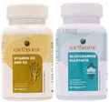 Combo Pack of Earthsome Vitamin D3 1000IU+K2 Tablet (60) & Earthsome Glucosamine Sulphate Tab + Joint Flex Tablet (60) thumbnail