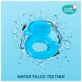 Buddsbuddy Single Color BPA free Water Filled 4m+ Teether Blue thumbnail