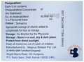 Rain D3 Vitamin D3 Oral Solution 60,000 IU Nano Shots (4x5ml Bottle Each) Orange thumbnail