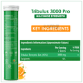 Naturyz Tribulus 3000 Pro Performance Testosterone Booster Supplement for Men Orange thumbnail